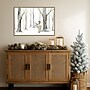 Amanti Art Christmas Forest landscape by Tara Reed Framed Canvas Wall Art Print, 33"W x 23"H (A426710345317)~#|#~sp324385196_sc7