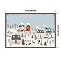 Amanti Art Christmas Village II Day by Laura Marshall Framed Canvas Wall Art Print, 33"W x 23"H (A42675456669)~#|#~sp324385201_sc7