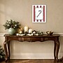 Amanti Art Classic Candy Cane Stamp by Jolly and Dash Framed Canvas Wall Art Print, 10"W x 13"H (A426710430679)~#|#~sp324385216_sc7
