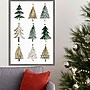 Amanti Art Evergreen Trees II by Isabelle Z Framed Canvas Wall Art Print, 23"W x 33"H (A42675456667)~#|#~sp324385223_sc7