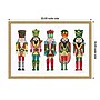 Amanti Art Holiday Nutcrackers I by Farida Zaman Framed Canvas Wall Art Print, 23"W x 16"H (A42678027670)~#|#~sp324385248_sc7