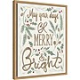 Amanti Art Merry and Bright Holly by Anne Tavoletti Framed Canvas Wall Art Print, 16"W x 20"H (A42675322566)~#|#~sp324385327_sc7