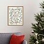 Amanti Art Merry and Bright Holly by Anne Tavoletti Framed Canvas Wall Art Print, 16"W x 20"H (A42675322566)~#|#~sp324385333_sc7