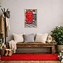 Amanti Art Letters for Santa Red Mailbox with Snow by Darrell Gulin Danita Delimont Framed Canvas Wall Art Print, 16"W x 23"H~#|#~sp324385341_sc7