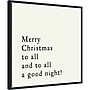 Amanti Art Merry Christmas To All by Portfolio Framed Canvas Wall Art Print, 22"W x 22"H (A426710345908)~#|#~sp324385507_sc7