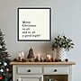 Amanti Art Merry Christmas To All by Portfolio Framed Canvas Wall Art Print, 22"W x 22"H (A426710345908)~#|#~sp324385513_sc7