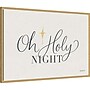 Amanti Art Oh Holy Night by Becky Thorns Framed Canvas Wall Art Print, 33"W x 23"H (A42677748041)~#|#~sp324385530_sc7