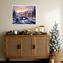 Amanti Art Pictufy Christmas Village by Pictufy Framed Canvas Wall Art Print, 28"W x 23"H (A426710345278)~#|#~sp324385549_sc7