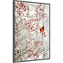 Amanti Art Red Cardinal and Red Berries by Carrie Ann Grippo-pike Framed Canvas Wall Art Print, 23"W x 33"H (A42677323243)~#|#~sp324385562_sc7