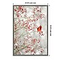 Amanti Art Red Cardinal and Red Berries by Carrie Ann Grippo-pike Framed Canvas Wall Art Print, 23"W x 33"H (A42677323243)~#|#~sp324385565_sc7
