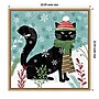 Amanti Art Purrfect Holiday II Cat by Veronique Charron Framed Canvas Wall Art Print, 22"W x 22"H (A42675456316)~#|#~sp324385572_sc7