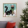 Amanti Art Purrfect Holiday II Cat by Veronique Charron Framed Canvas Wall Art Print, 22"W x 22"H (A42675456316)~#|#~sp324385574_sc7