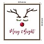 Amanti Art Reindeer Merry and Bright by Portfolio Framed Canvas Wall Art Print, 22"W x 22"H (A42678396610)~#|#~sp324385580_sc7
