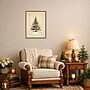 Amanti Art Snowy Christmas Tree Lights by Jolly and Dash Framed Canvas Wall Art Print, 18"W x 24"H (A426710430583)~#|#~sp324385608_sc7