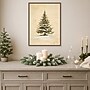 Amanti Art Snowy Christmas Tree Lights by Jolly and Dash Framed Canvas Wall Art Print, 18"W x 24"H (A426710430583)~#|#~sp324385609_sc7