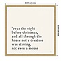 Amanti Art Simple Christmas I Cream by Laura Marshall Framed Canvas Wall Art Print, 22"W x 22"H (A42675456270)~#|#~sp324385615_sc7