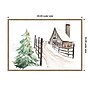 Amanti Art Snowy Vermont Farm by Patricia Pinto Framed Canvas Wall Art Print, 33"W x 23"H (A426710345323)~#|#~sp324385660_sc7