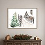 Amanti Art Snowy Vermont Farm by Patricia Pinto Framed Canvas Wall Art Print, 33"W x 23"H (A426710345323)~#|#~sp324385661_sc7