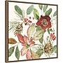 Amanti Art Winter Blooms II by Lisa Audit Framed Canvas Wall Art Print, 22"W x 22"H (A42678791562)~#|#~sp324385765_sc7