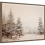 Amanti Art Warm Neutral Winter Forest Landscape by The Creative Bunch Studio Framed Canvas Wall Art Print, 30"W x 23"H~#|#~sp324385776_sc7