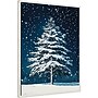 Amanti Art Winter Snowy Pine Tree by Pictufy Studio Framed Canvas Wall Art Print, 23"W x 30"H (A426710345298)~#|#~sp324385803_sc7