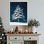 Amanti Art Winter Snowy Pine Tree by Pictufy Studio Framed Canvas Wall Art Print, 23"W x 30"H (A426710345298)~#|#~sp324385809_sc7