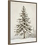 Amanti Art Snowy Winter Tree by Jolly and Dash Framed Canvas Wall Art Print, 18"W x 24"H (A426710430932)~#|#~sp324385867_sc7