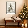 Amanti Art Snowy Winter Tree by Jolly and Dash Framed Canvas Wall Art Print, 18"W x 24"H (A426710430932)~#|#~sp324385871_sc7