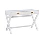 Linon Home Decor Products Peggy 44"W Writing Desk, White (862264WHT01U)~#|#~sp324445141_sc7
