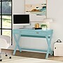 Linon Home Decor Products Peggy 44"W Writing Desk, Blue (862264BLU01U)~#|#~sp324445263_sc7
