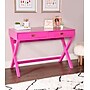 Linon Home Decor Products Peggy 44"W Writing Desk, Raspberry (862264RASP01U)~#|#~sp324445270_sc7