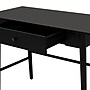 Linon Home Decor Products Charlotte 42"W Writing Desk, Black (826313BLK01U)~#|#~sp324445663_sc7