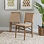 Linon Home Décor Products Norwich Woven Back Folding Dining Chair, Natural, 2/Set (018376NAT02ASU)~#|#~sp324508899_sc7