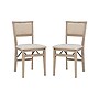 Linon Home Décor Products Keira Pad Folding Dining Chair, 2/Set (01821GWASH02ASU)~#|#~sp324508939_sc7