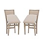 Linon Home Décor Products Keira Pad Folding Dining Chair, 2/Set (01821GWASH02ASU)~#|#~sp324508940_sc7