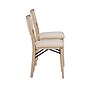 Linon Home Décor Products Keira Pad Folding Dining Chair, 2/Set (01821GWASH02ASU)~#|#~sp324508941_sc7