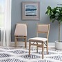 Linon Home Décor Products Keira Pad Folding Dining Chair, 2/Set (01821GWASH02ASU)~#|#~sp324508943_sc7