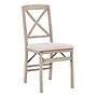 Linon Home Décor Products Triena X-Back Folding Dining Chair, 2/Set (01826GWASH02ASU)~#|#~sp324508963_sc7