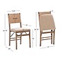 Linon Home Décor Products Norway Rope Folding Dining Chair, 2/Set (018375NAT02ASU)~#|#~sp324508984_sc7