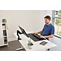 Fellowes Breyta Faux Leather Dual Sided Desk Pad, 31.5" x 15.75", Black/Hazelnut (100146132)~#|#~sp324676079_sc7