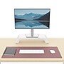 Fellowes Breyta Faux Leather Dual Sided Desk Pad, 31.5" x 15.75", Rose/Taupe (100146133)~#|#~sp324676087_sc7