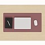 Fellowes Breyta Faux Leather Dual Sided Desk Pad, 31.5" x 15.75", Rose/Taupe (100146133)~#|#~sp324676088_sc7