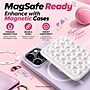 SaharaCase MagSafe Magnetic Suction Cup Phone Mount with Adapter Ring, White, (CP01213)~#|#~sp324684629_sc7