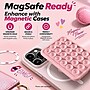 SaharaCase MagSafe Magnetic Suction Cup Phone Mount with Adapter Ring, Pink, (CP01214)~#|#~sp324684652_sc7