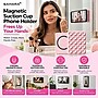 SaharaCase MagSafe Magnetic Suction Cup Phone Mount with Adapter Ring, Pink, (CP01214)~#|#~sp324684653_sc7