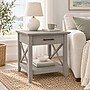 Regency Key West 20"W Wooden End Table, Washed Gray (KWT120WG)~#|#~sp324684746_sc7