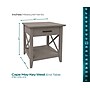 Regency Key West 20"W Wooden End Table, Washed Gray (KWT120WG)~#|#~sp324684747_sc7