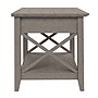 Regency Key West 20"W Wooden End Table, Washed Gray (KWT120WG)~#|#~sp324684749_sc7