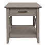 Regency Key West 20"W Wooden End Table, Washed Gray (KWT120WG)~#|#~sp324684751_sc7