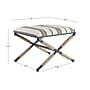 Linon Home Décor Products Logue Campaign Accent Chair (425119STP01ASU)~#|#~sp324684833_sc7